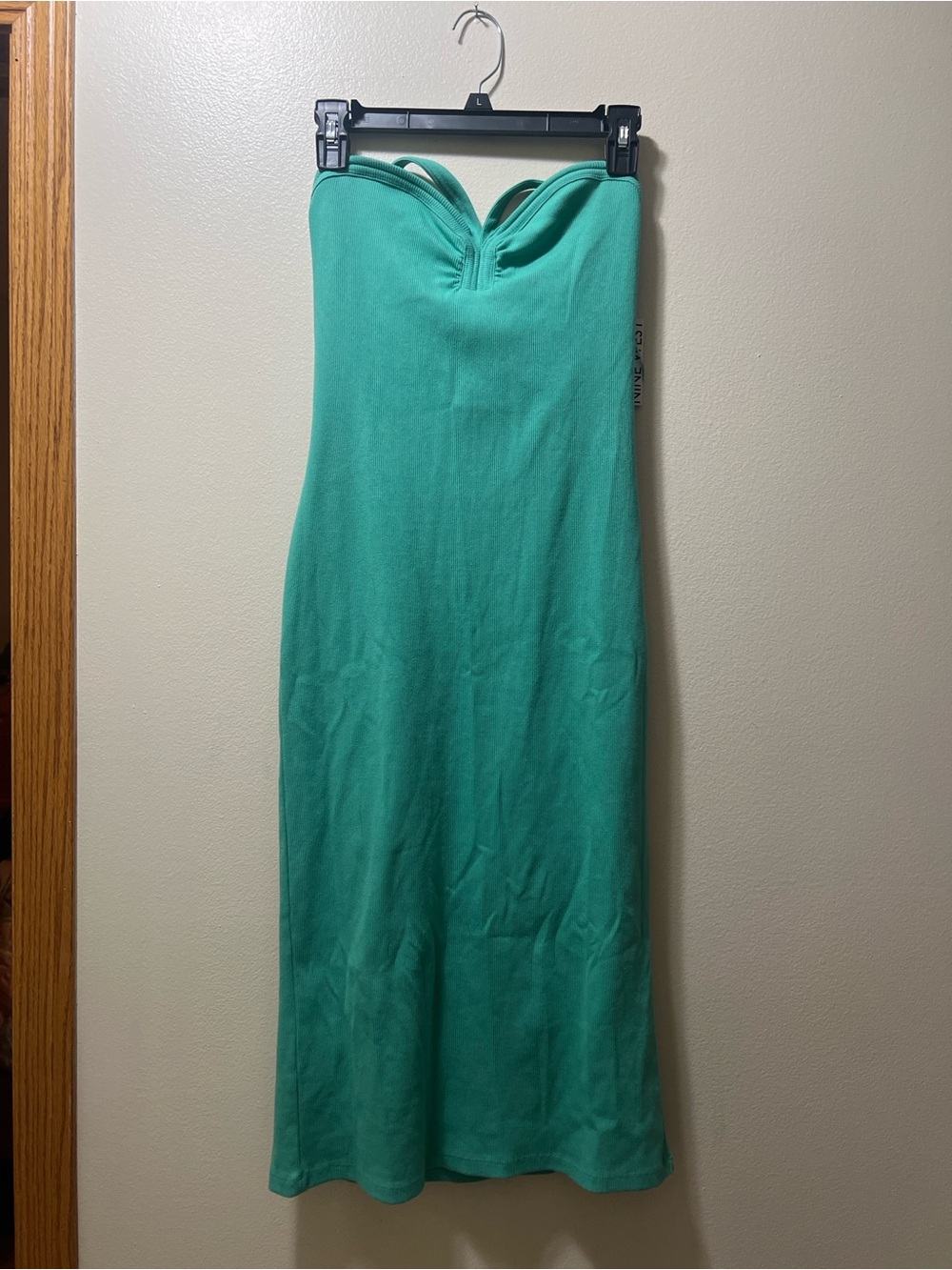 NWT Nine West Green Halter Dress - Picture 2 of 6